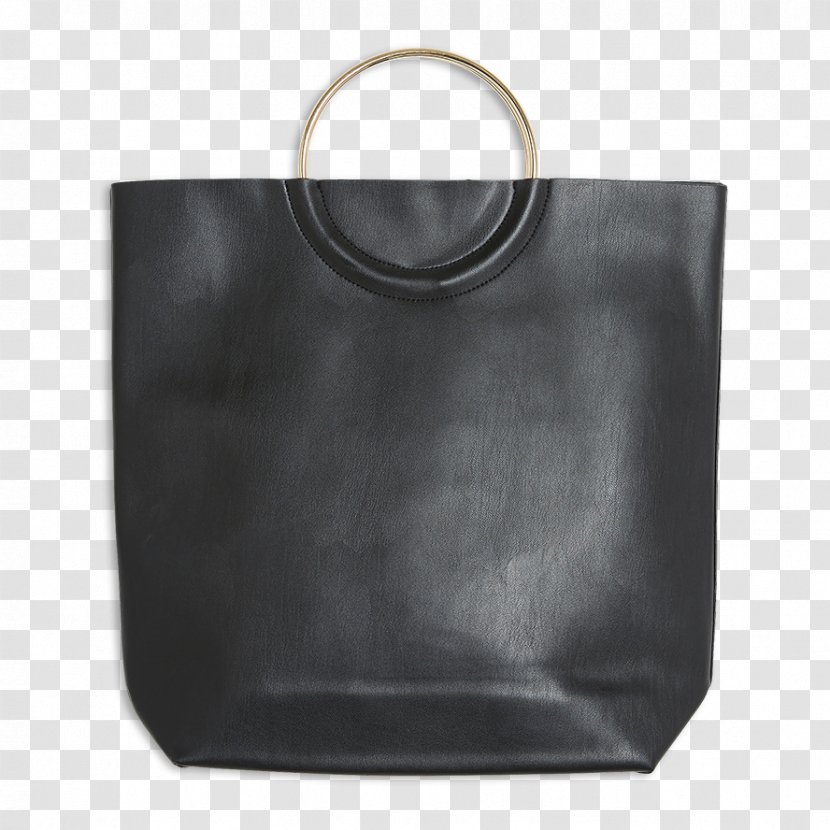 Tote Bag Leather Handbag Lindex Clothing - Black Transparent PNG