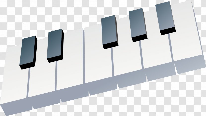 Digital Piano Musical Keyboard - Heart - Vector Material Transparent PNG