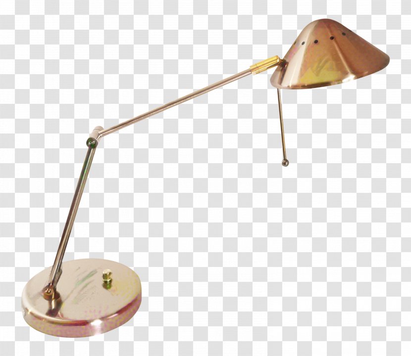 Table Cartoon - Lampshade - Lighting Accessory Brass Transparent PNG