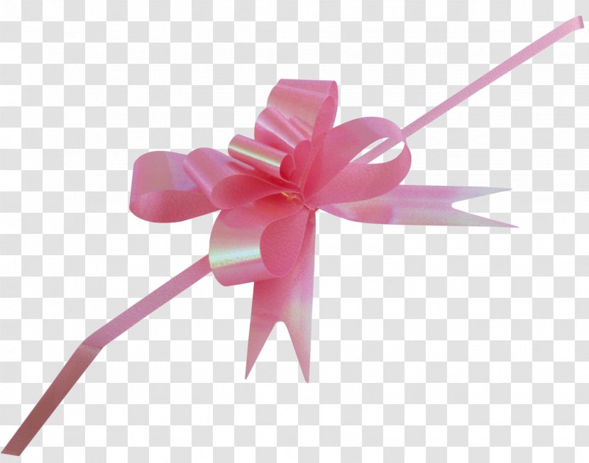 Pink Ribbon Clip Art - Flower Transparent PNG