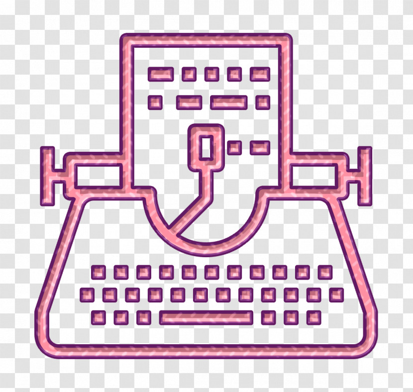 Copywriting Icon Typewriter Icon Computer Icon Transparent PNG