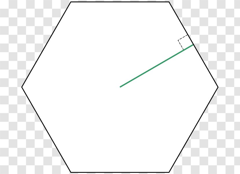 Angle Apothem Regular Polygon Geometry - Triangle Transparent PNG