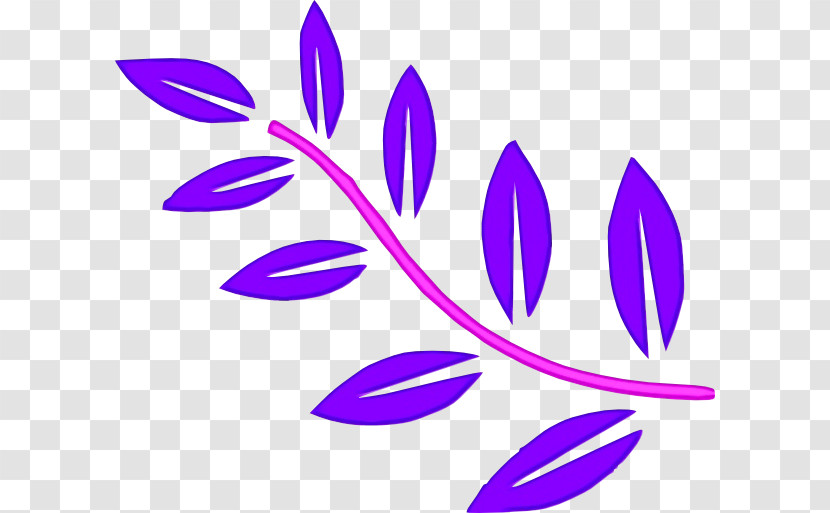Purple Violet Lilac Plant Leaf Transparent PNG