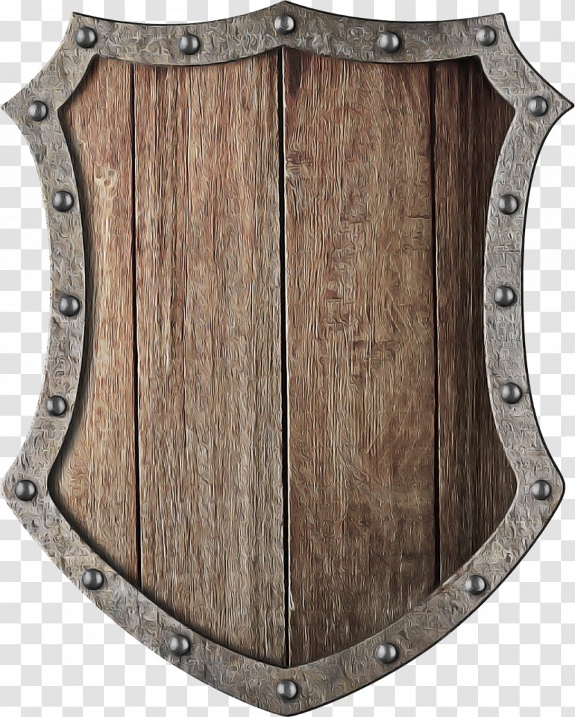 Wood Shield Iron Metal Table - Plank Window Transparent PNG
