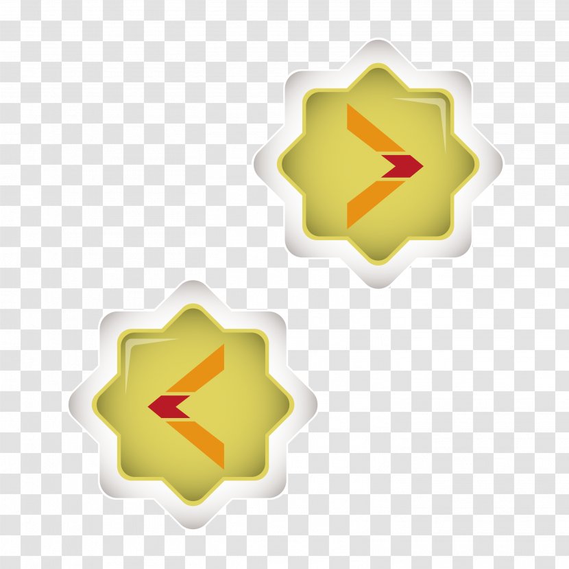 Web Button Download - Yellow - Green Triangle Transparent PNG