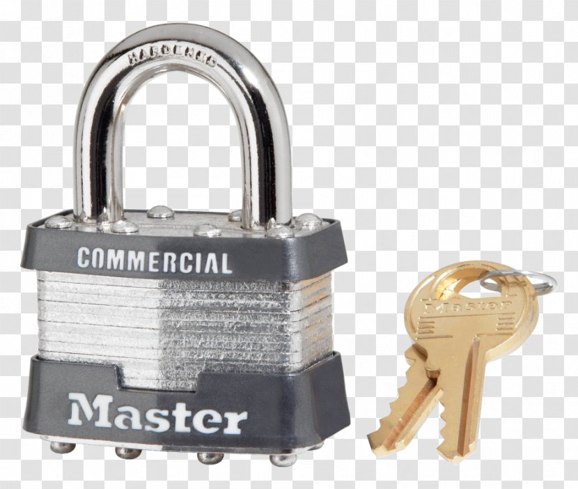 Master Lock Padlock Pin Tumbler Laminated Steel Blade Transparent PNG