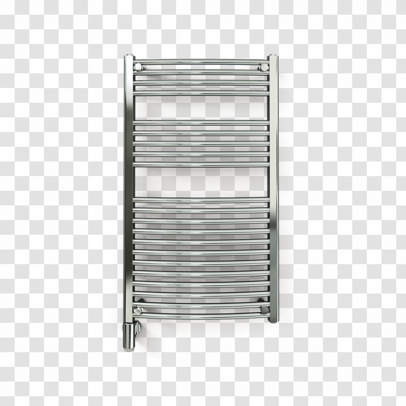 Heated Towel Rail Steel Chromium Google Chrome Ventilation - Electric Heating Transparent PNG