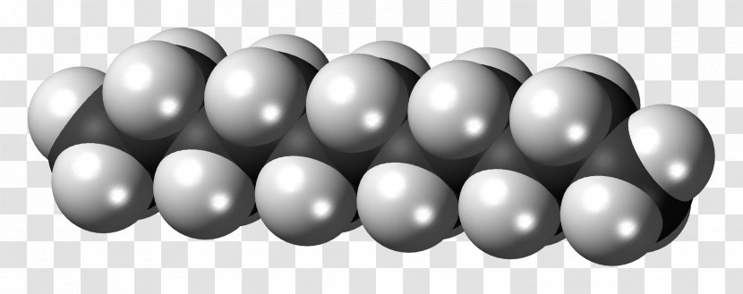 Chemistry Diglyme Chemical Compound Amine Substance - Aromatic Hydrocarbon - Carbon Atom Model Black And White Transparent PNG