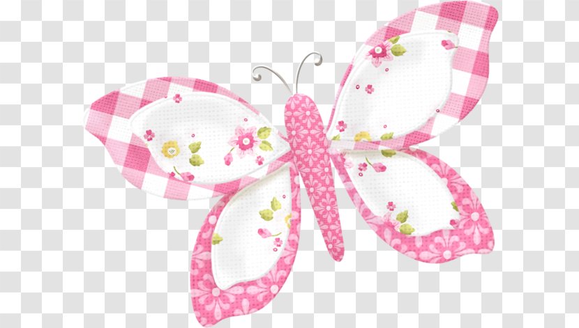 Butterfly Pink Clip Art Borboleta - Blue Transparent PNG