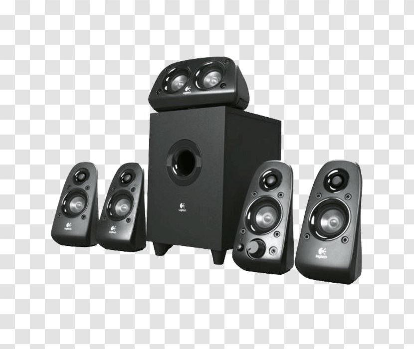 Loudspeaker Logitech Z506 5.1 Surround Sound - Computer Speaker - Gaming Headset Transparent PNG