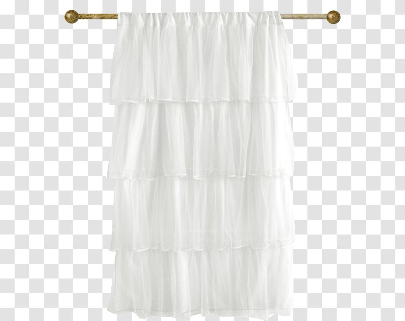 Curtain Ruffle Painting - Dress - Textile Transparent PNG