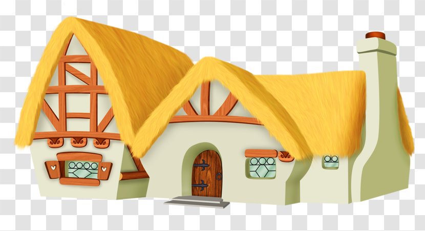 Snow White Clip Art - Animation - Two Houses Transparent PNG