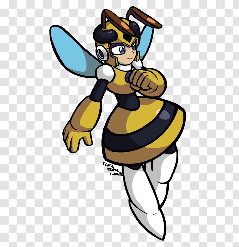 Mega Man 8 11 9 Robot Master - Pollinator Transparent PNG