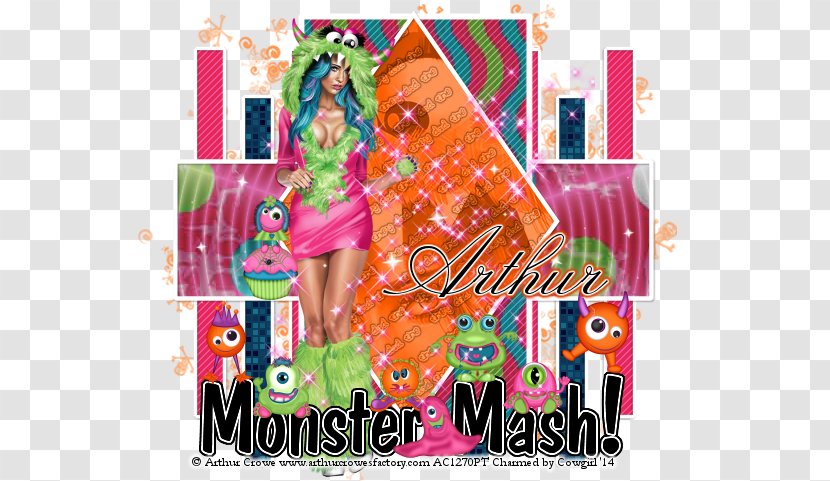 Graphic Design Toy Pink M - Monster Mash Transparent PNG