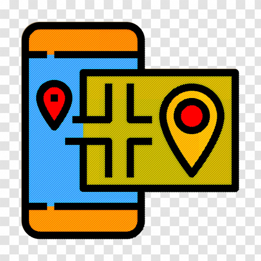 Maps And Location Icon Smartphone Icon Navigation And Maps Icon Transparent PNG