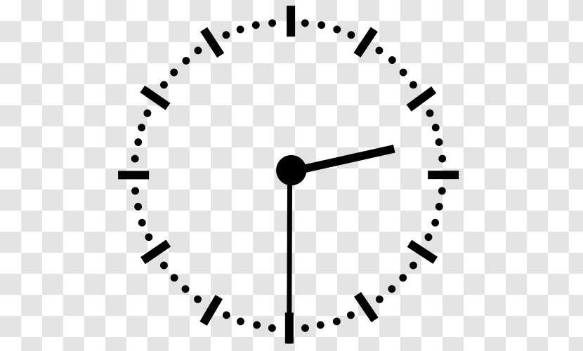 12-hour Clock Time Minute - Wikimedia Commons Transparent PNG
