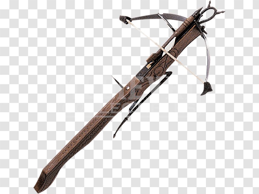 Crossbow Ranged Weapon Siege Survivalism - Bow And Arrow Transparent PNG