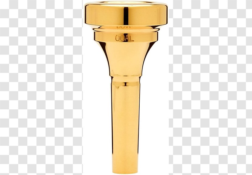 Mouthpiece Trombone Tenor Horn Cornet Musical Instruments - Mute - Golden Trumpet Retro Transparent PNG