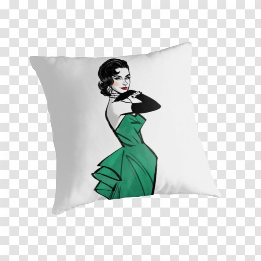 Cushion Throw Pillows Teal - Elizabeth Taylor Transparent PNG