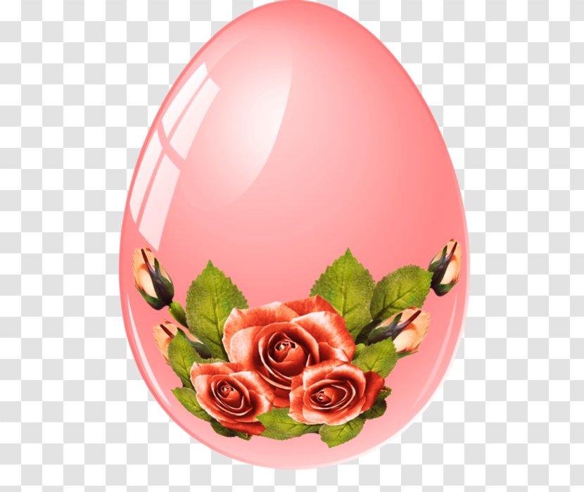 Easter Egg Bunny Pisanica - Peach Transparent PNG