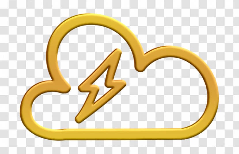Thunderstorm Hand Drawn Weather Symbol Icon Hand Drawn Icon Thunderstorm Icon Transparent PNG