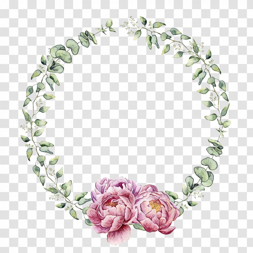 Watercolor Painting Flower Wreath Illustration - Petal - Fashion Accessory Transparent PNG