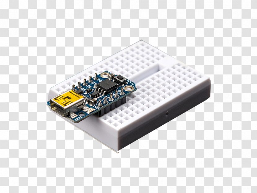 Microcontroller Electronics Adafruit Industries Arduino CircuitPython - Breadboard - Trinkets Transparent PNG
