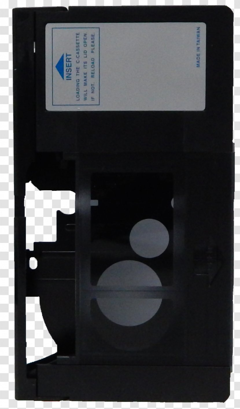 VHS-C Electronics Compact Cassette Tape Adaptor - Heart Transparent PNG