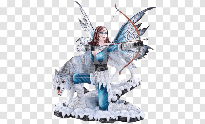 Fairy Figurine Archery Dog Statue - Pixie Transparent PNG