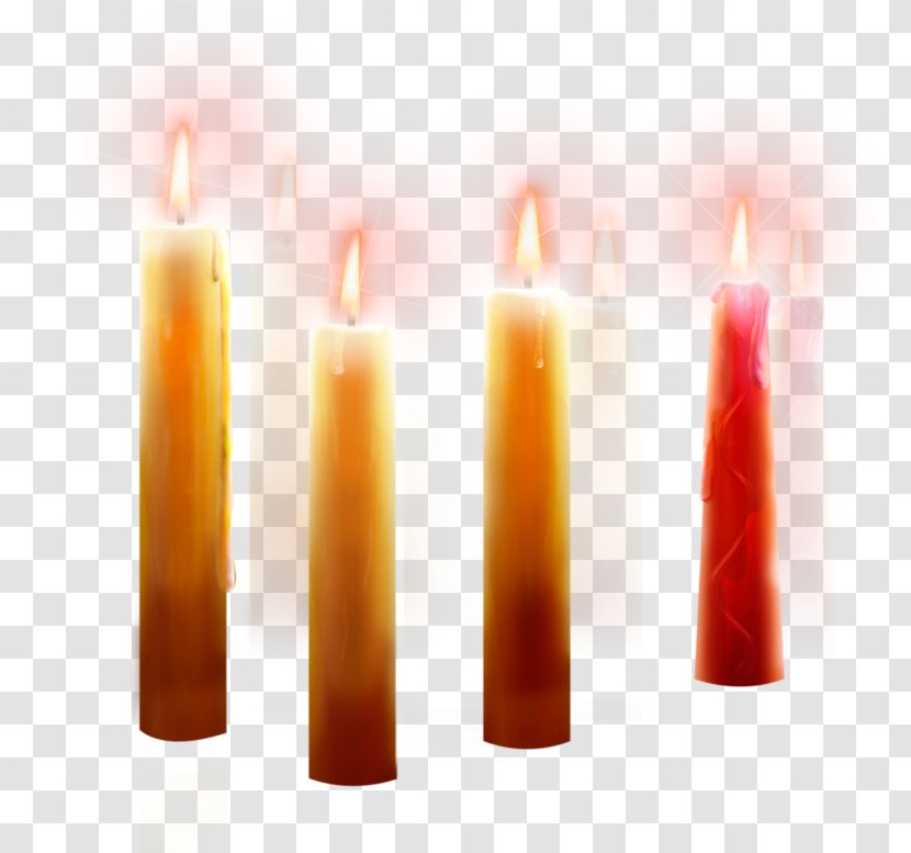 Candle Wax Cylinder - Burning Candles Transparent PNG