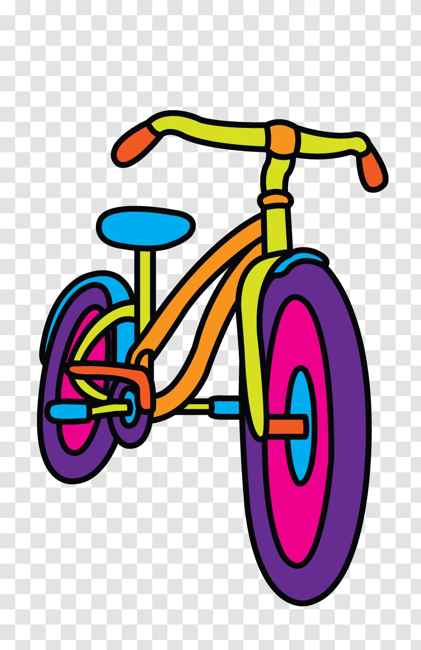 Bicycle How To Draw Vehicles Drawing Motorcycle Cycling - Child Transparent PNG