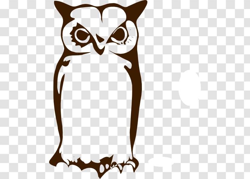 Owl Silhouette Clip Art - Tail - Sad Cliparts Transparent PNG