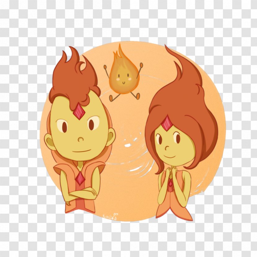 Flame Princess DeviantArt Painting - Orange Transparent PNG