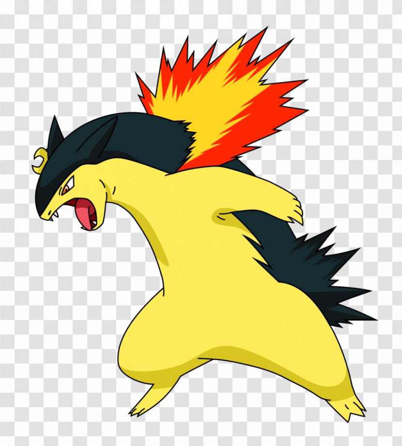 Pokémon HeartGold And SoulSilver Typhlosion X Y Cyndaquil - Bird Of Prey - Pokemone Transparent PNG