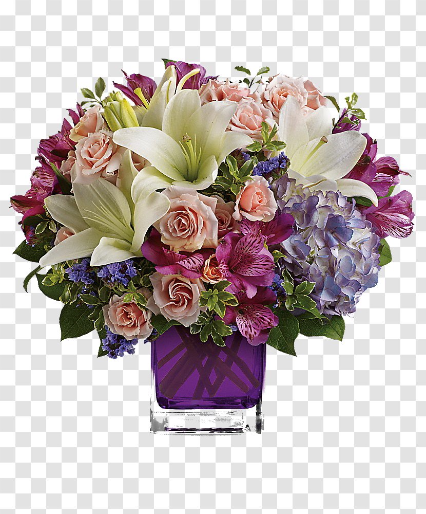 Flower Delivery Floristry Teleflora Floral Design - Rose Order - Bouquet Transparent PNG