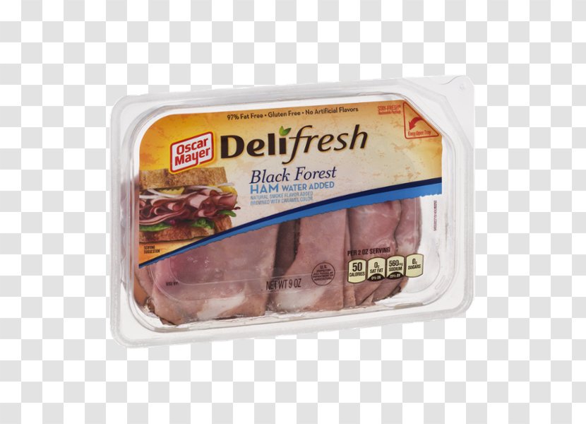 Ham Delicatessen Oscar Mayer Animal Fat Chipotle Mexican Grill - Black Forest Transparent PNG