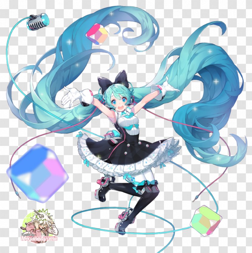 Hatsune Miku Art Vocaloid Drawing - Frame Transparent PNG