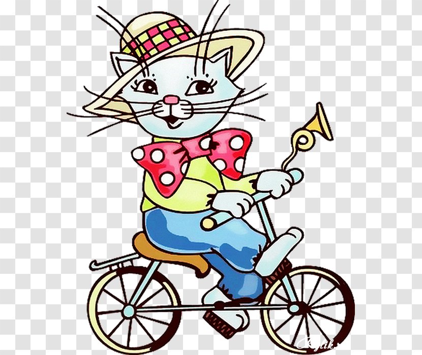 Bicycle Drawing Clip Art - Vehicle - Animals Collection Transparent PNG