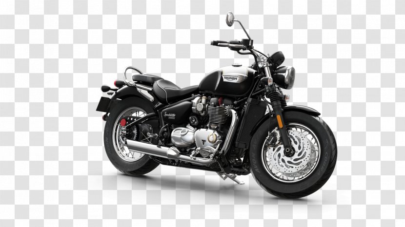 Triumph Motorcycles Ltd Bonneville Bobber Salt Flats - Exhaust System - Motorcycle Transparent PNG