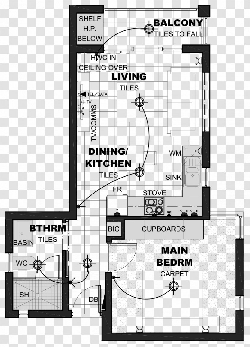 Floor Plan Building Burgundy Drive Estate - Zarina Transparent PNG