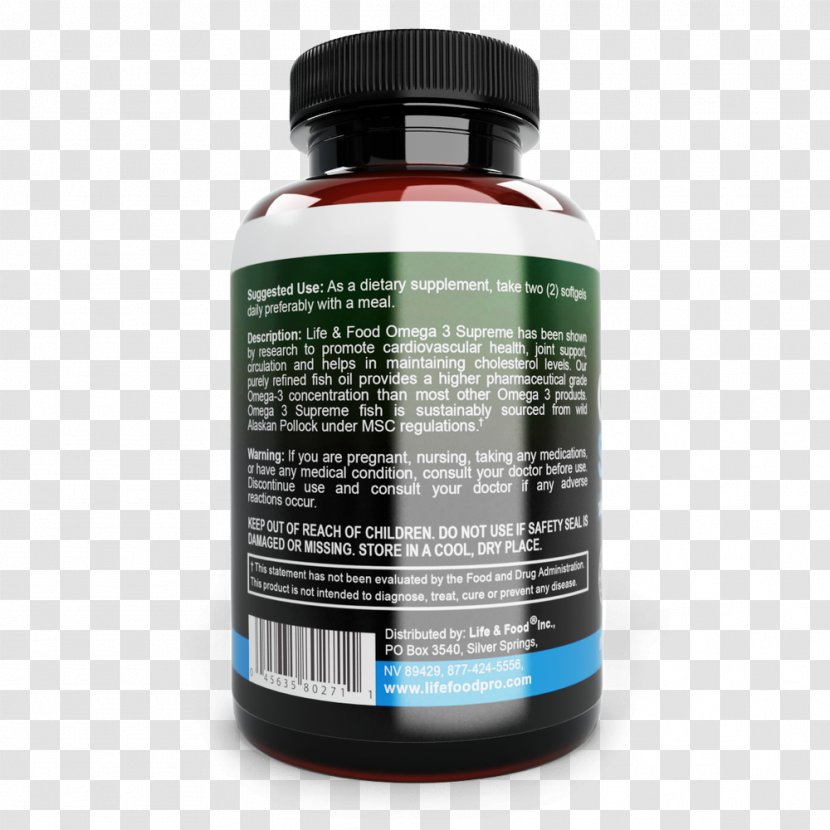 Dietary Supplement - Omega 3 Transparent PNG
