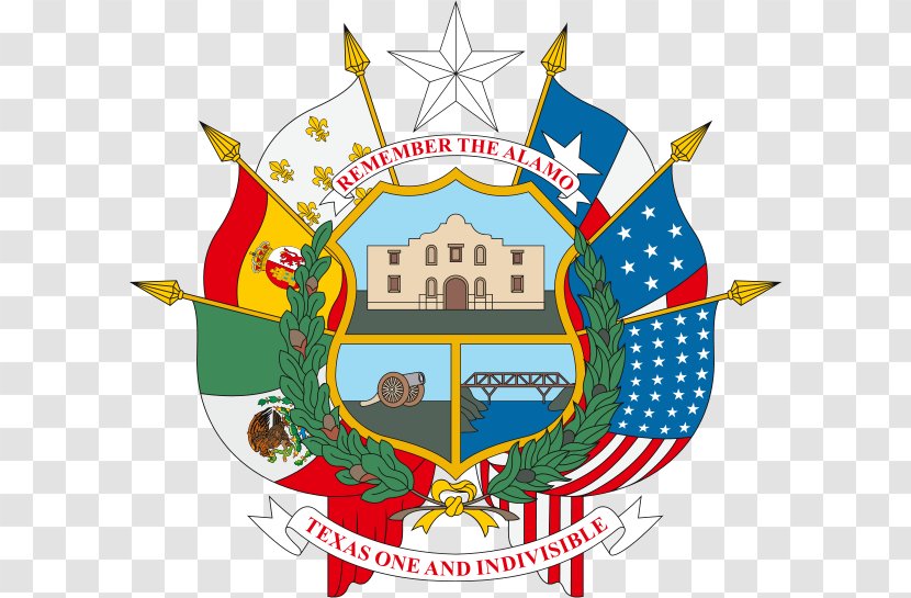 Seal Of Texas Alamo Mission In San Antonio Republic Symbol - Bull Riding Schools Transparent PNG