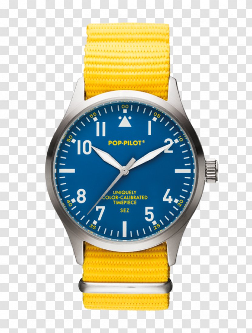 0506147919 International Watch Company Fliegeruhr Aviation - Electric Blue Transparent PNG