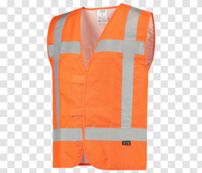 Gilets Flame Retardant Fluor Corporation Polyester Polyurethane - Color - Orange Square Transparent PNG