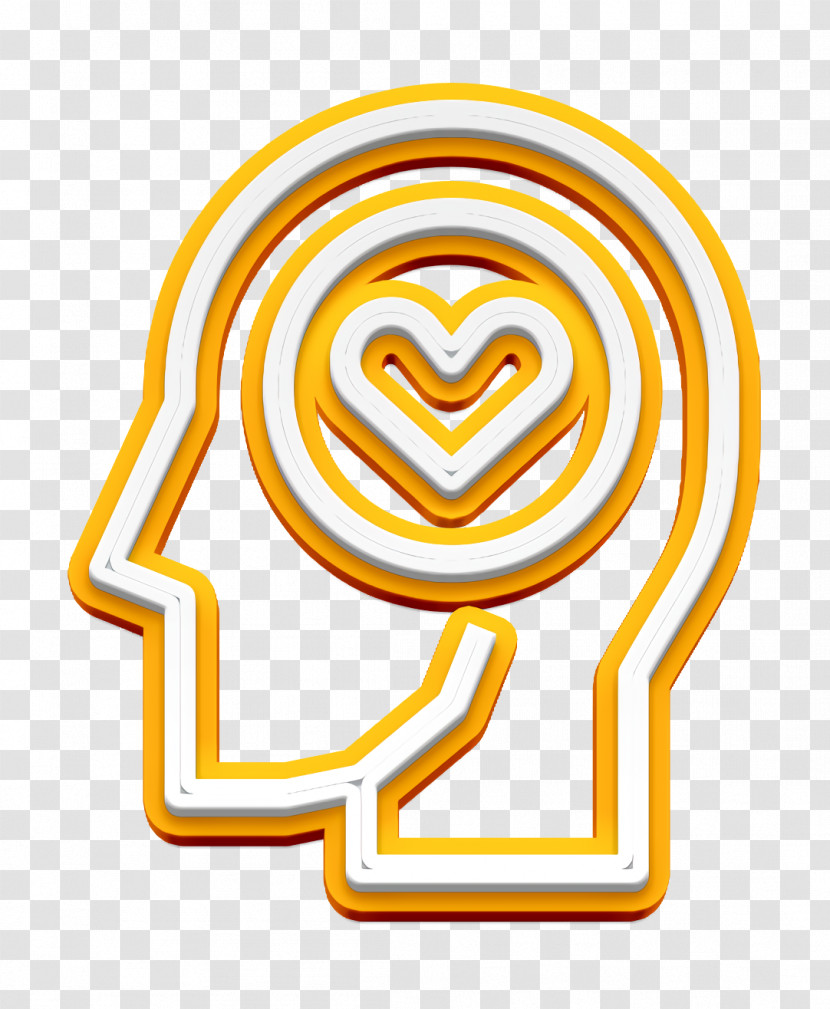Love Icon Head Icon Brain Icon Transparent PNG
