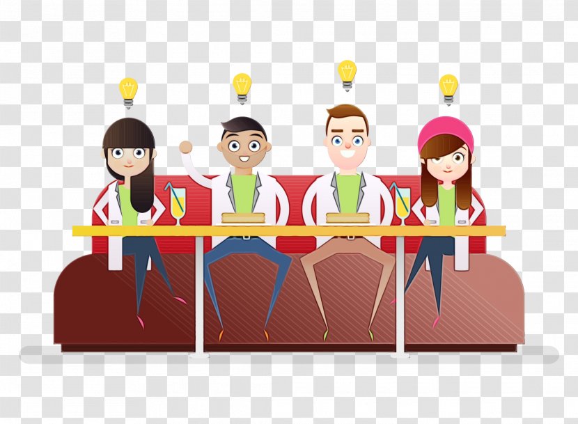 People Cartoon Community Clip Art Team - Paint Transparent PNG