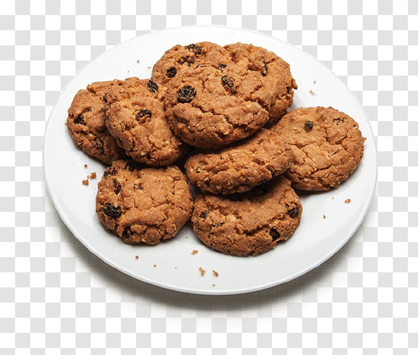 Oatmeal Raisin Cookies Chocolate Chip Cookie Muffin Peanut Butter Biscuits - Oat Transparent PNG