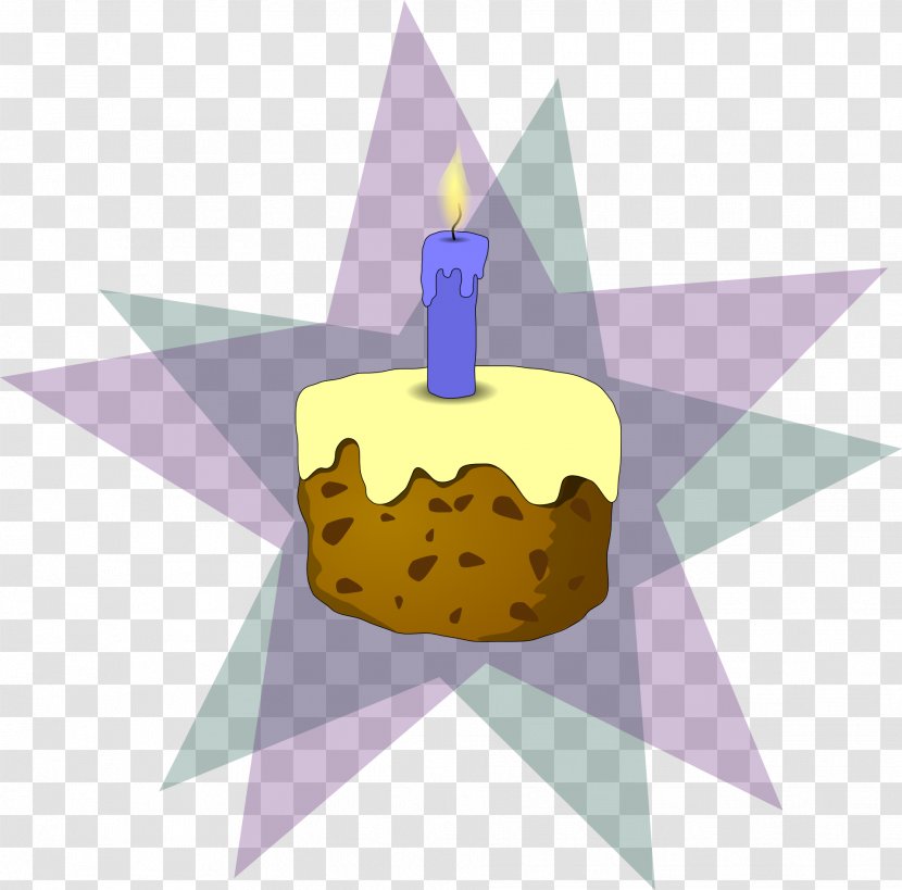 Birthday Cake Icing Cupcake Clip Art - Three Star Transparent PNG