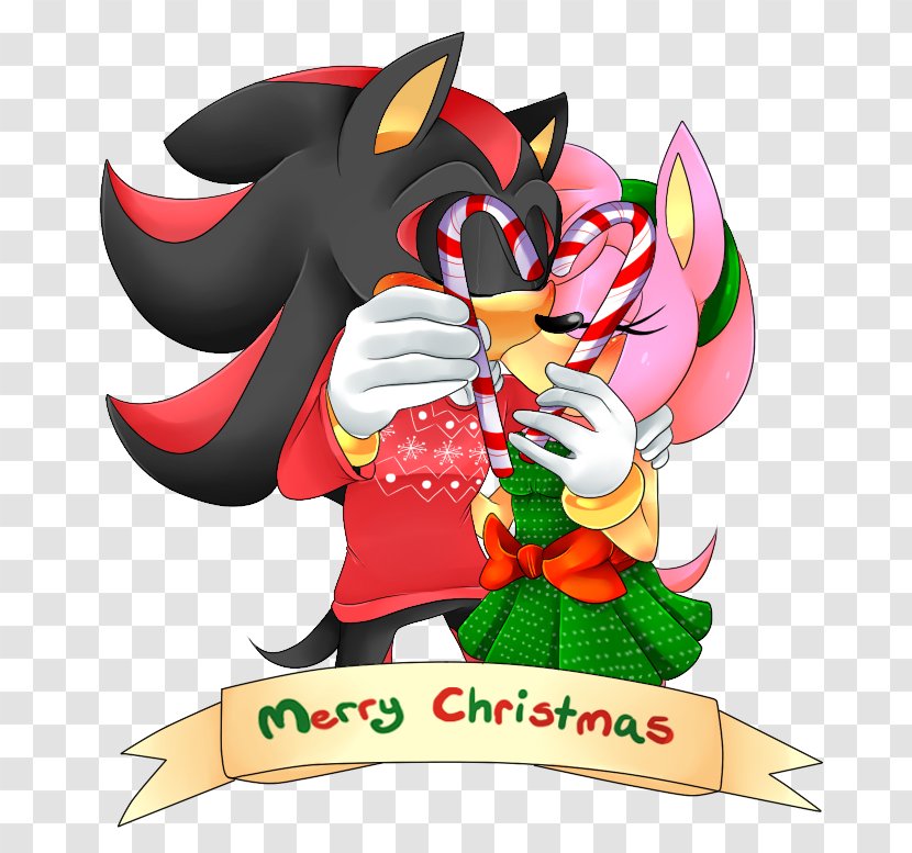 Shadow The Hedgehog Amy Rose Sonic Christmas Transparent PNG