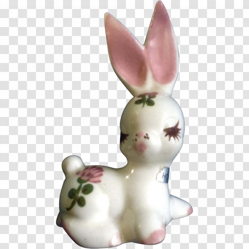 Easter Bunny Figurine - Rabits And Hares - Hand-painted Rabbit Transparent PNG